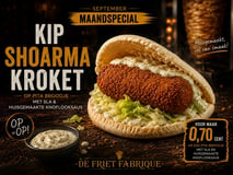 Kip-shoarma kroket