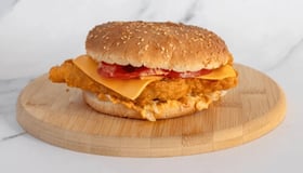 Chicken cheeseburger