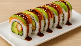 Dragon roll softshell avocado