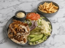 Schotel biefstuk champignonroomsaus