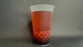 Bubble tea drakenfruit