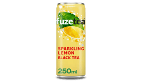 Fuze Tea black tea sparking lemon 250ml