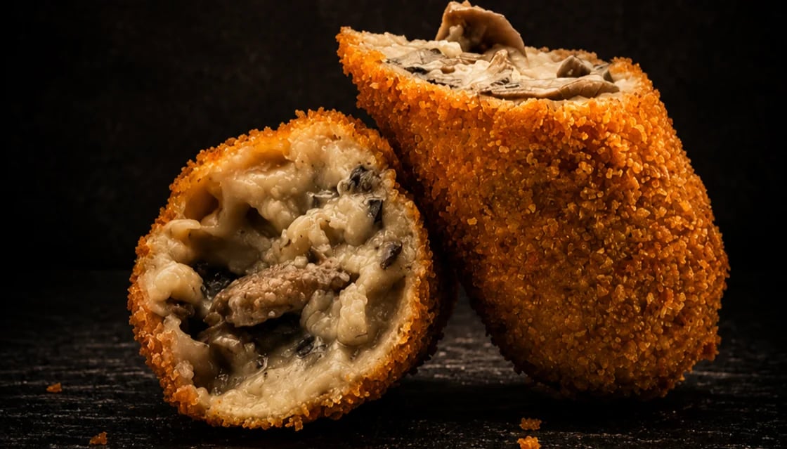 Champignon truffel Croquette
