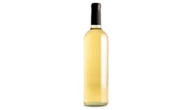 Fles witte wijn