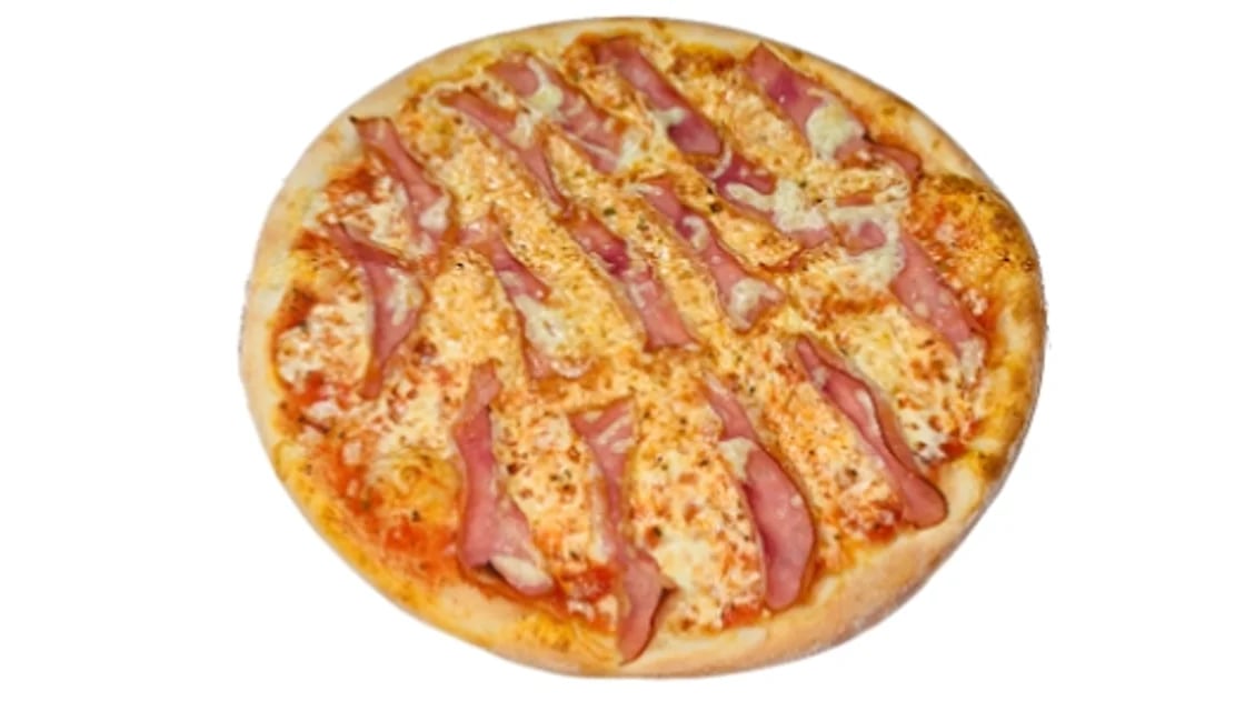 Pizza prosciutto klein