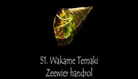 Wakame temaki
