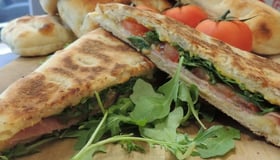 Schiacciata Ham en kaas 