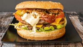 The punisher XL burger