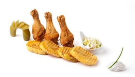Drumsticks menu (6 stuks) دبوس وجبة
