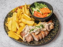 Varkenshaas met champignonsaus