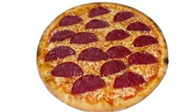 Pizza salami klein
