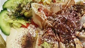 Falafel Arabic menu صحن فلافل فرط