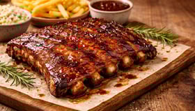 Spareribs: 4 ribs