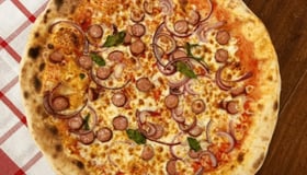 Pizza smoked sausage