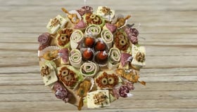 Hapjesplank 30 luxe hapjes