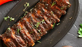 Spareribs menu: 2 rib