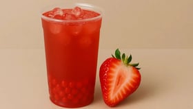Bubble tea aardbei