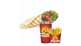 Oriental chicken durum menu