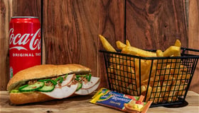 Broodje kipfilet menu