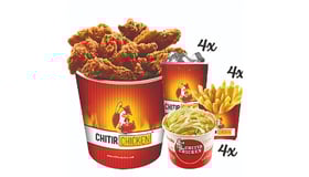 17. Family Bucket 4 pers. Menu