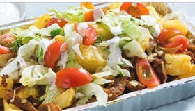 Rijst kapsalon kipdöner groot