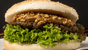 Saté burger