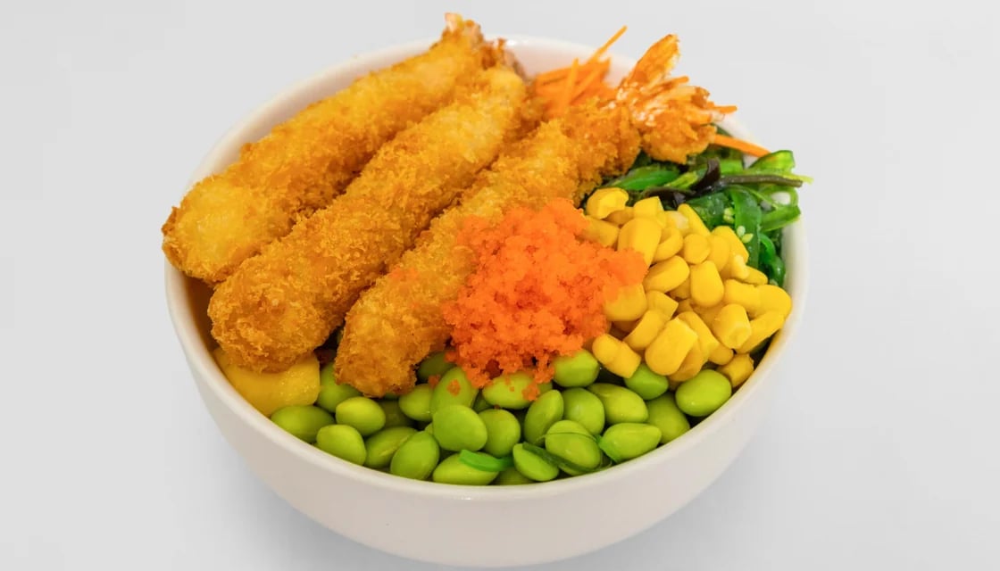 Pokebowl ebi fry