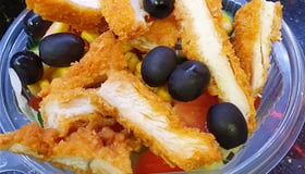 Crispy chicken salade