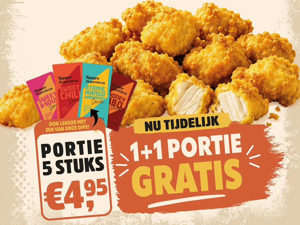 Crunchy chicken bites