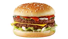 Dubbele cheeseburger