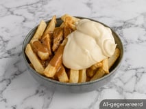 Friet sate en mayonaise
