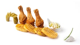 Drumsticks menu (12 stuks) دبوس وجبة