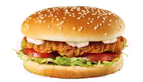 Hot & spicy zinger met kaas