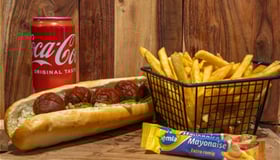 Broodje kipballetjes menu