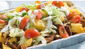 Rijst kapsalon shoarma groot