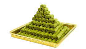 Green dolma fingers Halve kilo اصابع الفستق