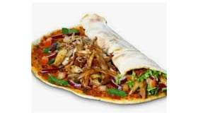 Lahmacun shoarma en sla