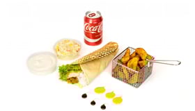 Crispy filet wrap menu وجبة سندويش كرسبي