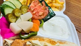 Sliced Chickenmenu Los vlees عربي فرط