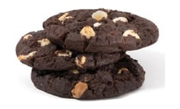 3x Double Chocolate & Orange cookie