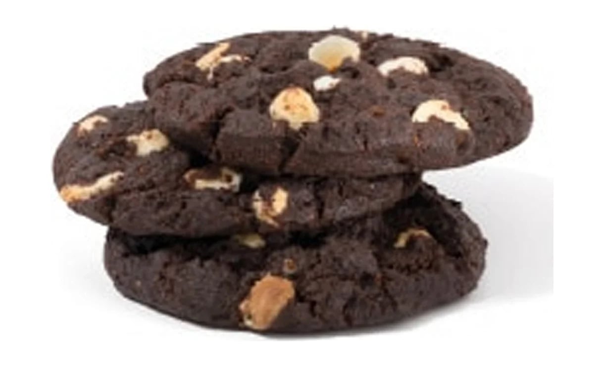 3x Double Chocolate & Orange cookie