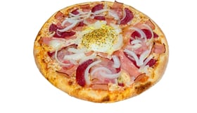 Pizza carbonara speciale