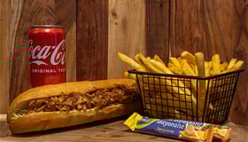 Broodje kipsaté menu