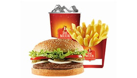 Western 100% Beefburger 180 gr. Menu