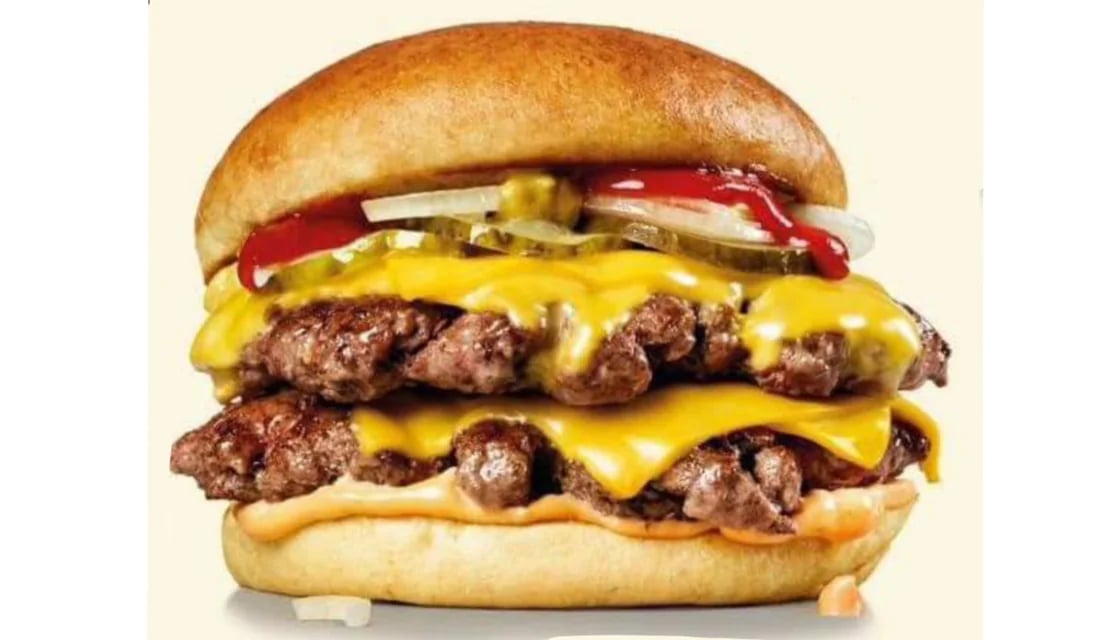 Double smash burger