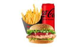 Grill chicken burger menu