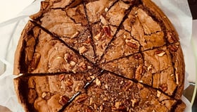 vegan pecan Brownie