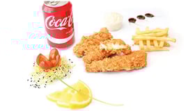 Filet strips menu (6 stuks) شرائح فيليه وجبة
