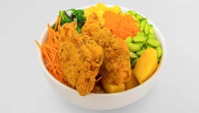 Pokebowl crunchy chicken