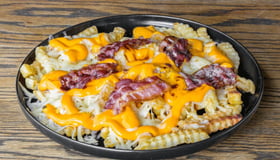 Cheese fries bacon